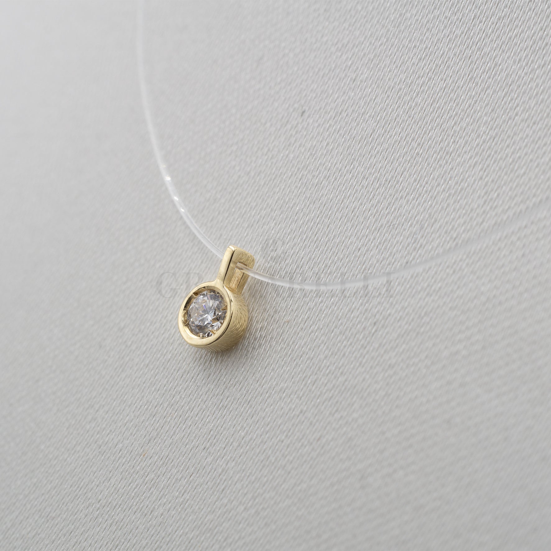 Collana Oro Bianco 18 Carati Infinito Con Zirconi Collana Oro Bianco 18 Carati Infinito Con Zirconi