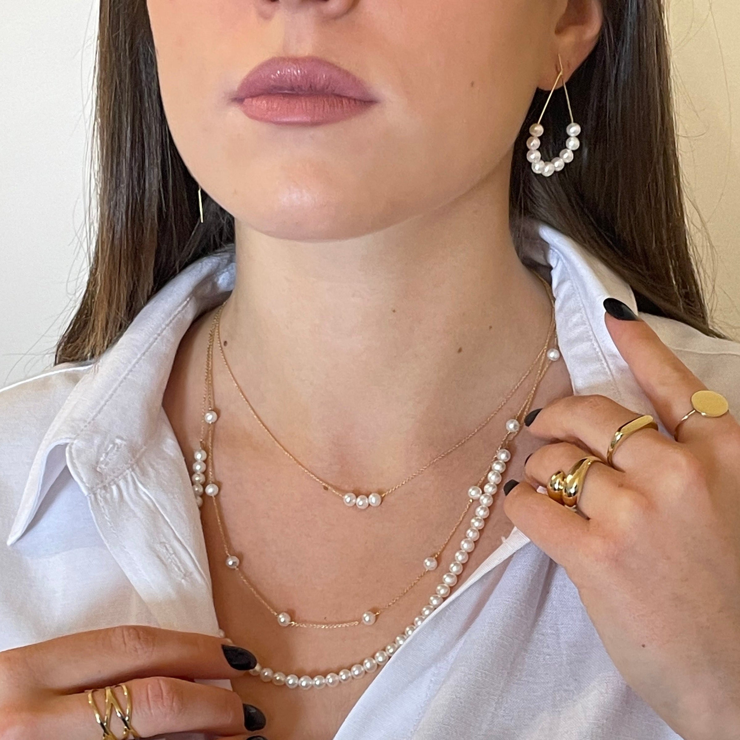 Carissima Gold Orecchini Pendenti - Oro 9K Con Zirconia Cubica E Perla Carissima Gold Orecchini Pendenti - Oro 9K Con Zirconia Cubica E Perla