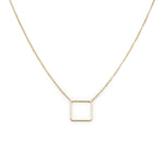 Square necklace