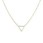 Triangle necklace